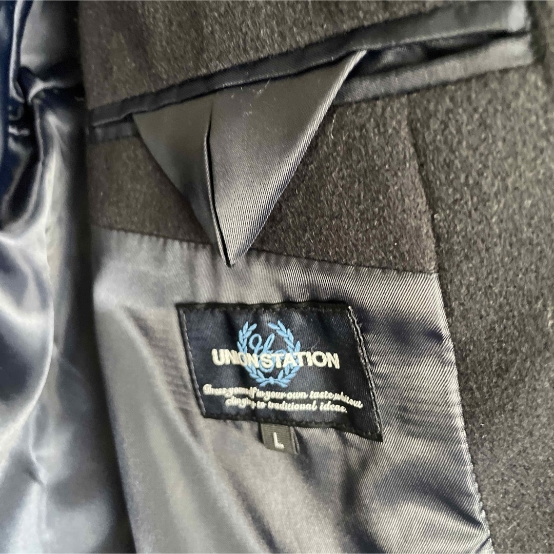 UNION STATION(ユニオンステーション)のメンズビギ　ユニオンステーション　チェスターコート　新品未使用 メンズのジャケット/アウター(チェスターコート)の商品写真