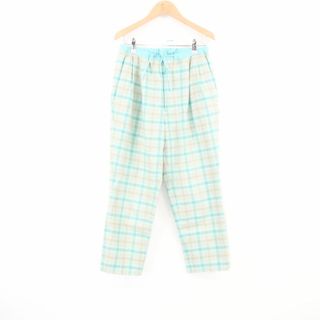 Drawer - Drawer ドゥロワー パンツ S 綿100％ グレンチェック ドロストパンツ レディース AT126A70 