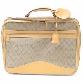 グッチ(Gucci)の美品 GUCCI グッチ 3655 オールドグッチ ブリーフケース GGキャンパス 2Way トランク メンズ AT181W1 (ビジネスバッグ)