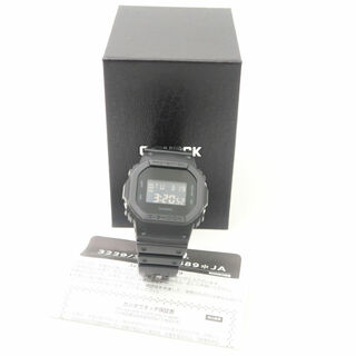 カシオ(CASIO)の美品 CASIO カシオ DW-5600BB 腕時計 G-SHOCK Gショック ウォッチ AM5555 (腕時計)