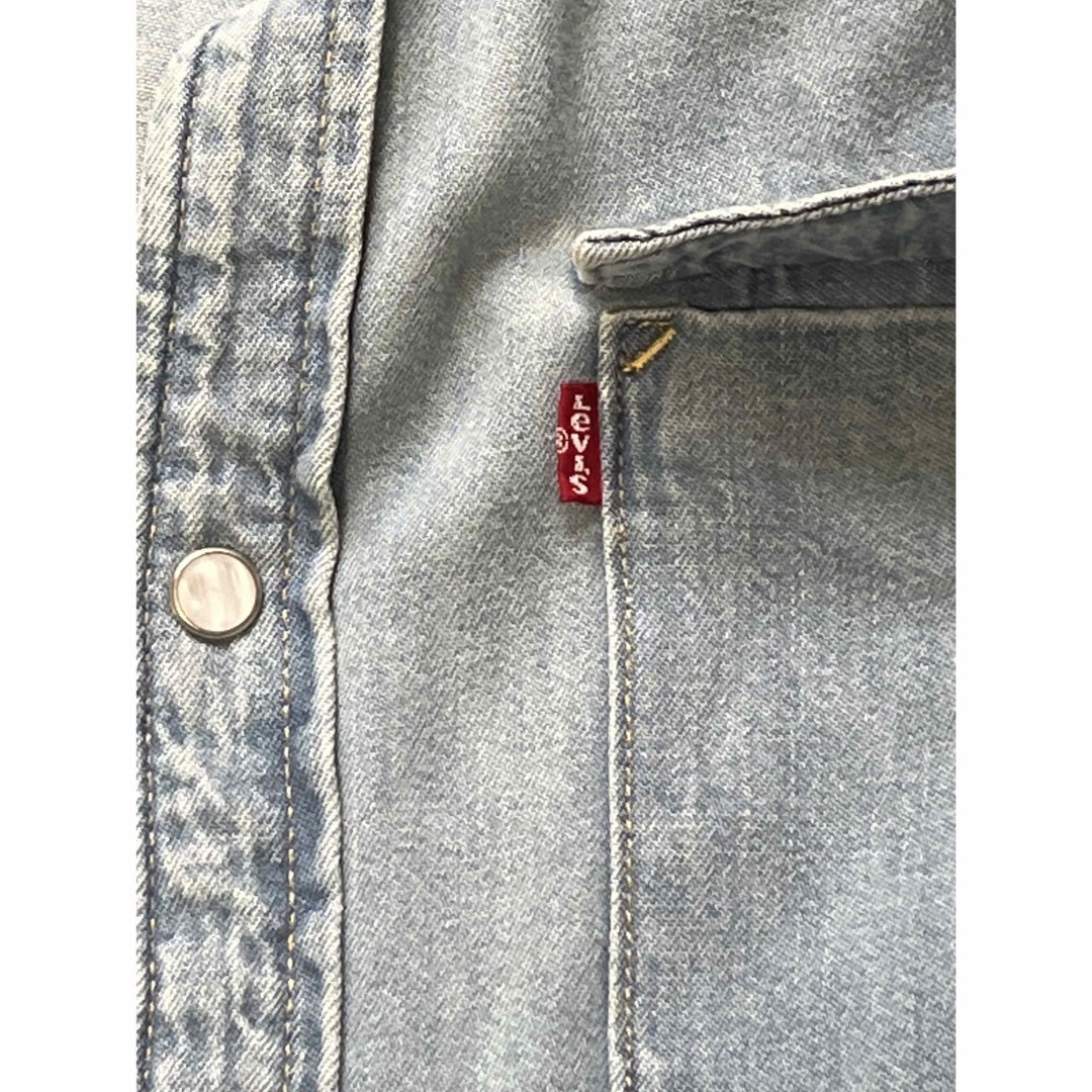 Levi's(リーバイス)の【新品】Levi's リーバイス　デニムウエスタンシャツ　ストーンウォッシュ メンズのトップス(シャツ)の商品写真