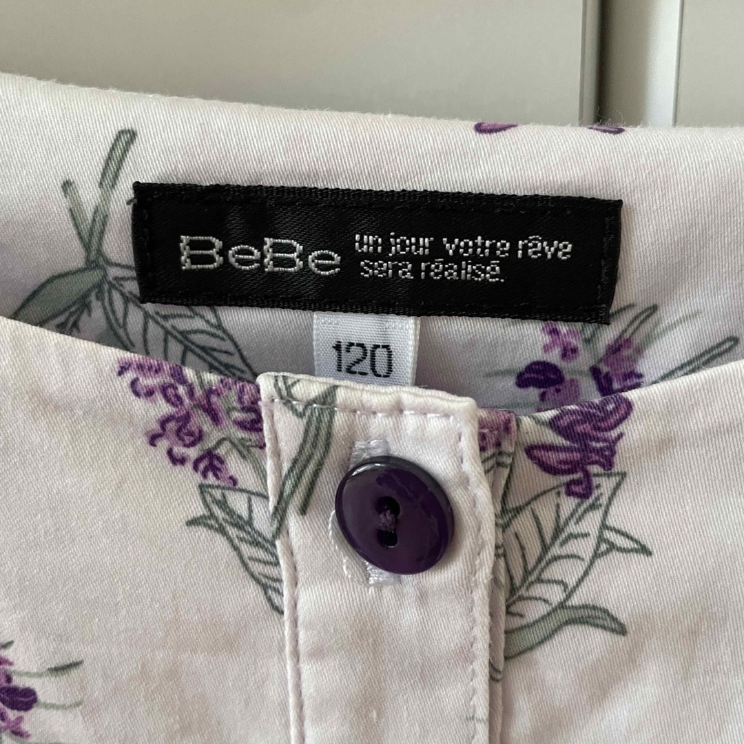 BeBe(ベベ)のBeBe ワンピース　120サイズ キッズ/ベビー/マタニティのキッズ服女の子用(90cm~)(ワンピース)の商品写真