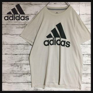 アディダス(adidas)の【人気Lサイズ】アディダス　ビッグプリントロゴTシャツ クライマライトK338(Tシャツ/カットソー(半袖/袖なし))