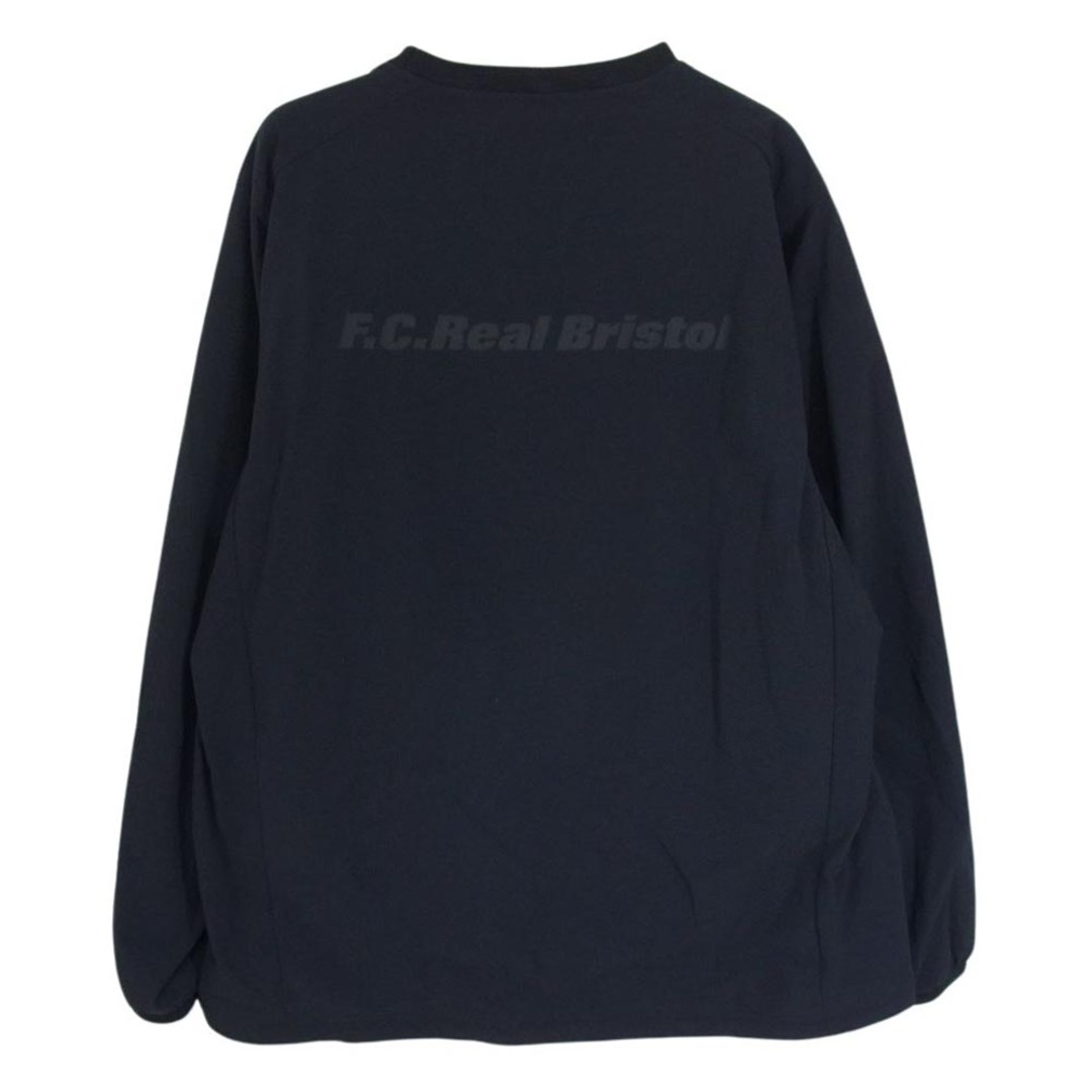 F.C.R.B.(エフシーアールビー)のF.C.R.B. エフシーアールビー 23AW FCRB-232066 LYCRA TRACK CREWNECK TOP ライクラ クルーネック プルオーバー トップス ブラック系 M【中古】 メンズのトップス(スウェット)の商品写真