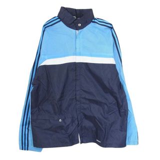 アディダス(adidas)のadidas アディダス 80s ナイロン ジャケット ライトブルー ネイビー ホワイト ブルー系 M【中古】(その他)