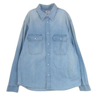 ヴィスヴィム(VISVIM)のVISVIM ビズビム 19SS 0119105007002 Handyman Shirt ハンディーマン 長袖 シャツ インディゴブルー系 3【中古】(シャツ)