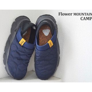 フラワーマウンテン(Flower MOUNTAIN)のEU45 【新品】フラワーマウンテン CAMP モックスニーカー　ダークネイビー(スニーカー)