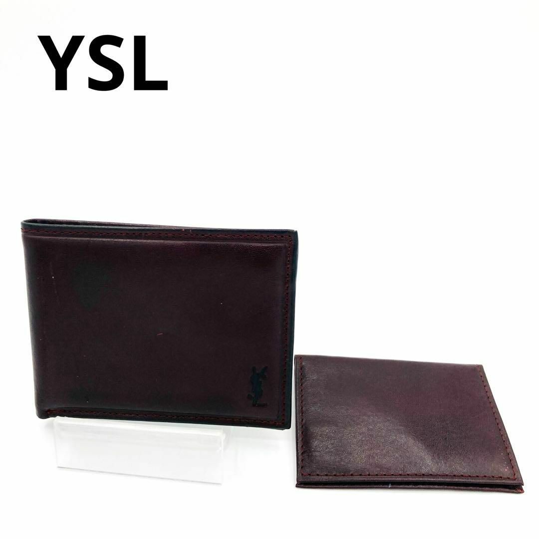 Yves Saint Laurent(イヴサンローラン)のYSL イヴサンローラン 財布 ヴィンテージ レッド　パスケース　品薄　希少 レディースのファッション小物(財布)の商品写真