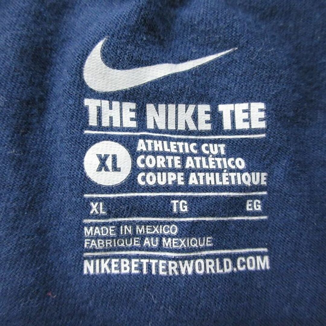 NIKE(ナイキ)の古着 ナイキ NIKE 半袖 Tシャツ キッズ ボーイズ 子供服 バスケットボール DEVELOPMENT コットン クルーネック 紺 ネイビー 22aug04 キッズ/ベビー/マタニティのベビー服(~85cm)(シャツ/カットソー)の商品写真