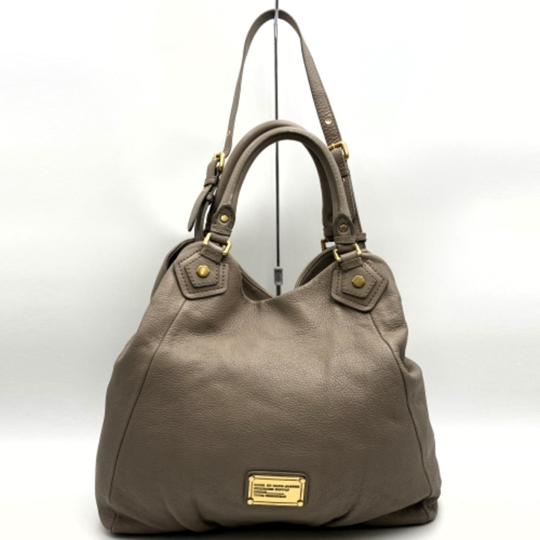 MARC BY MARC JACOBS(マークバイマークジェイコブス)のMARC BY MARC JACOBS マークバイマークジェイコブス   トートバッグ 2way ショルダーバッグ ベージュ レザー レディース 【中古】 レディースのバッグ(トートバッグ)の商品写真