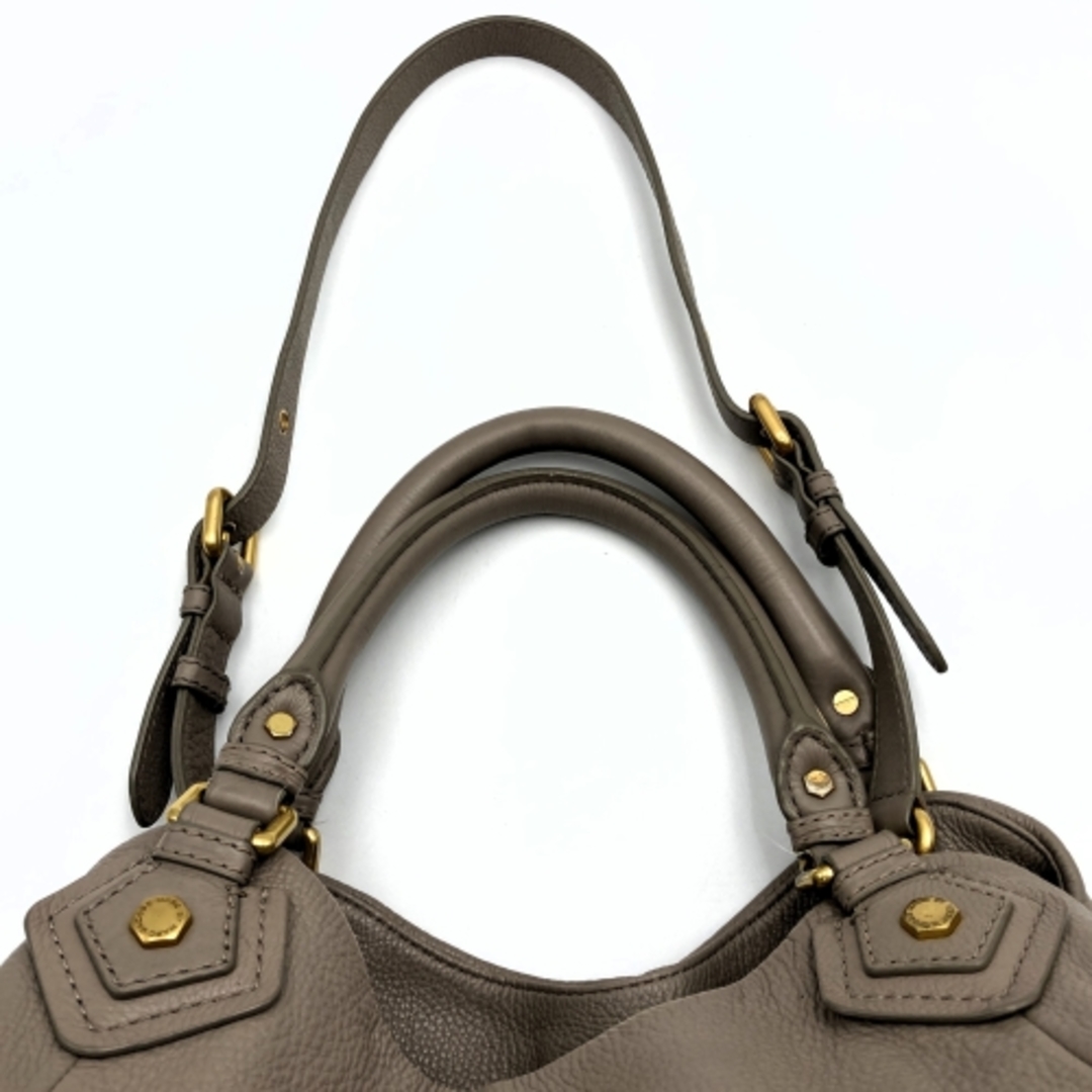 MARC BY MARC JACOBS(マークバイマークジェイコブス)のMARC BY MARC JACOBS マークバイマークジェイコブス   トートバッグ 2way ショルダーバッグ ベージュ レザー レディース 【中古】 レディースのバッグ(トートバッグ)の商品写真