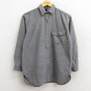 ギャップ(GAP)の古着ギャップ GAP 長袖 シャツ レディース 90年代 90s コットン グレー 22dec12 中古 ブラウス トップス(ポロシャツ)