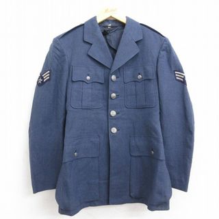 S★古着 長袖 ビンテージ ミリタリー ジャケット 将校服 メンズ 50年代 50s ウール USA製 紺 ネイビー 22nov02 中古 アウター フライト(ダッフルコート)