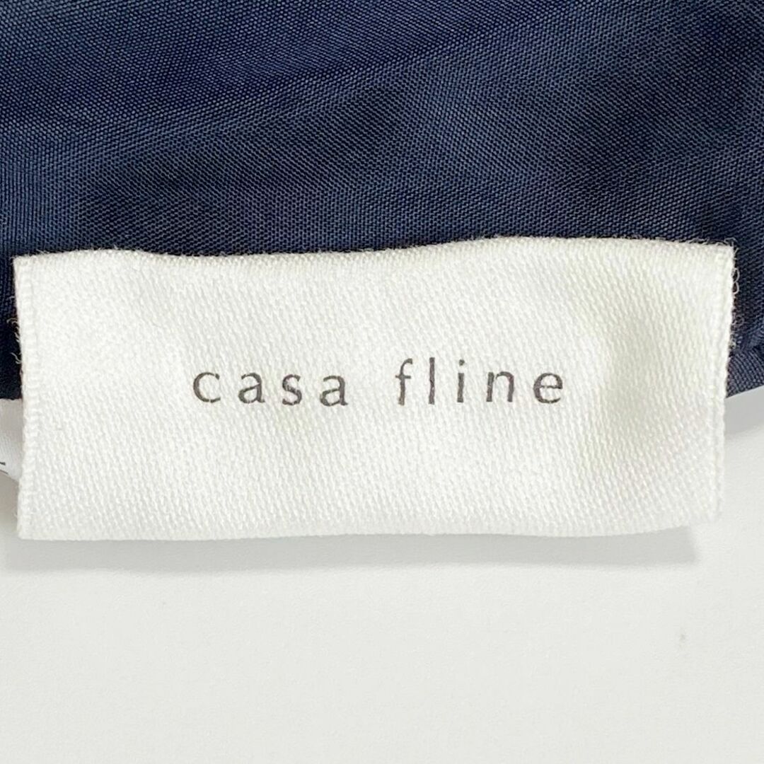 CASA FLINE(カーサフライン)の美品　　CASA FLINE 　　カーサフライン　　リサイクルポリエステルドレス レディースのワンピース(ロングワンピース/マキシワンピース)の商品写真