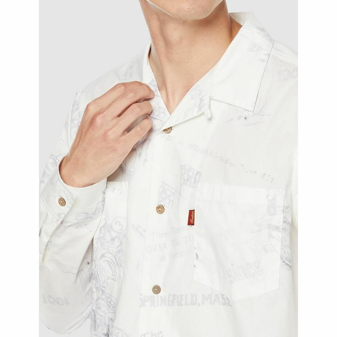 Indian(インディアン)の【1点のみ】インディアン シャツ オープンカラーシャツモーターサイクル 白 M メンズのトップス(シャツ)の商品写真
