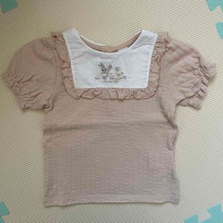 バースデイ(バースデイ)のcottoli セーラー襟 半袖トップス 90(Tシャツ/カットソー)