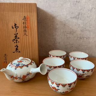 アリタヤキ(有田焼)の有田焼　其泉窯　茶器　急須　湯呑み5客セット(食器)