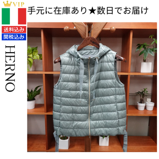 ヘルノ(HERNO)のHERNO ヘルノ ウルトラライトダウンベスト（新品・未使用））(ダウンベスト)