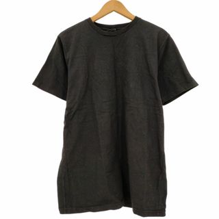 ステューシー(STUSSY)のStussy(ステューシー) ロゴ刺繍 オールブラック クルーネックTシャツ(Tシャツ/カットソー(半袖/袖なし))