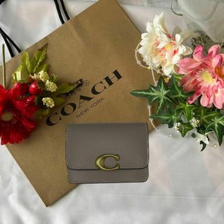 COACH コーチ 名刺入れ カードケース チャコール(名刺入れ/定期入れ)