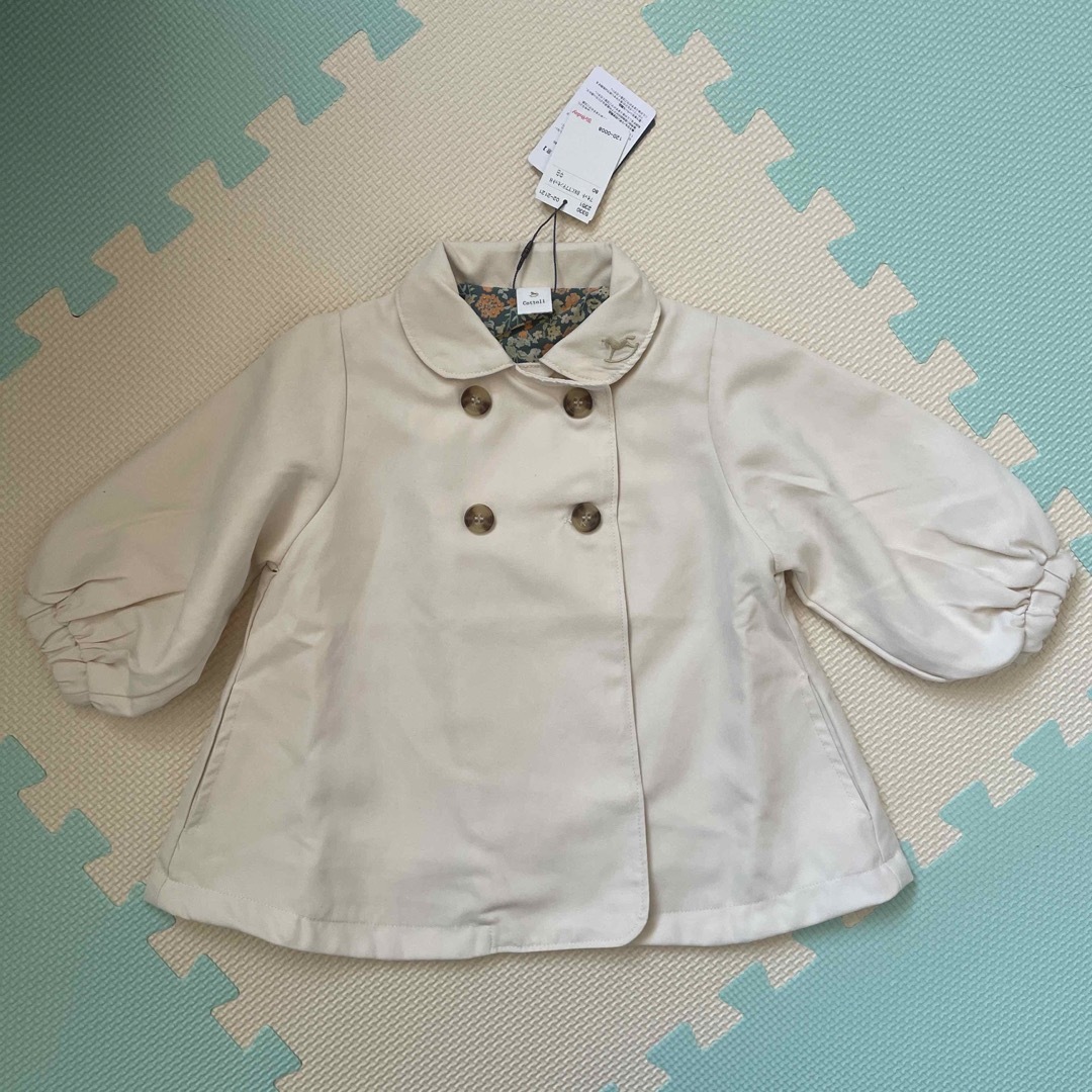 バースデイ(バースデイ)のcottoli トレンチコート 80 キッズ/ベビー/マタニティのベビー服(~85cm)(ジャケット/コート)の商品写真