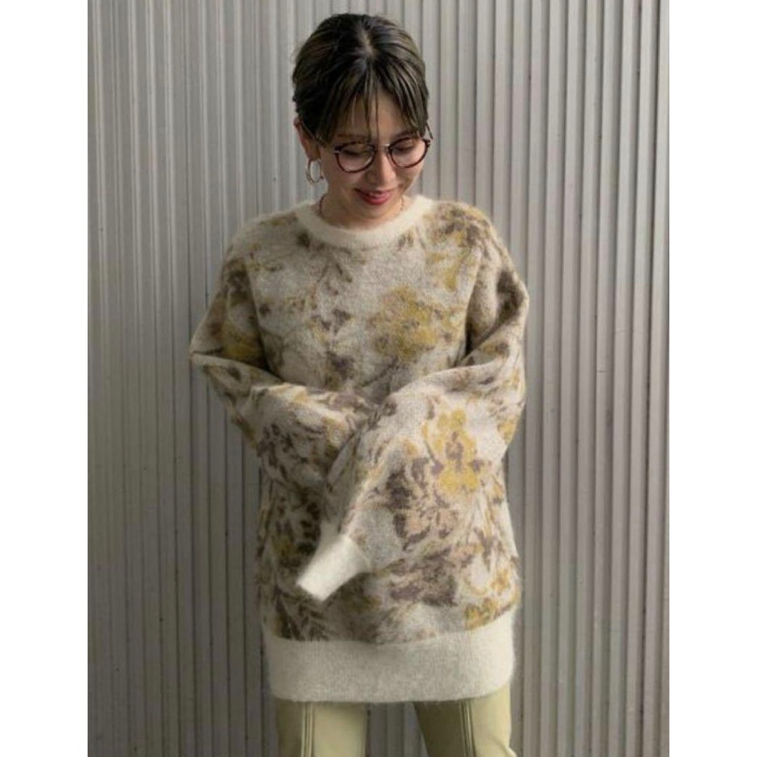 Ameri VINTAGE(アメリヴィンテージ)の【中古品】3WAY NOSTALGIC RUG KNIT（GW限定値下げ！） レディースのトップス(カーディガン)の商品写真