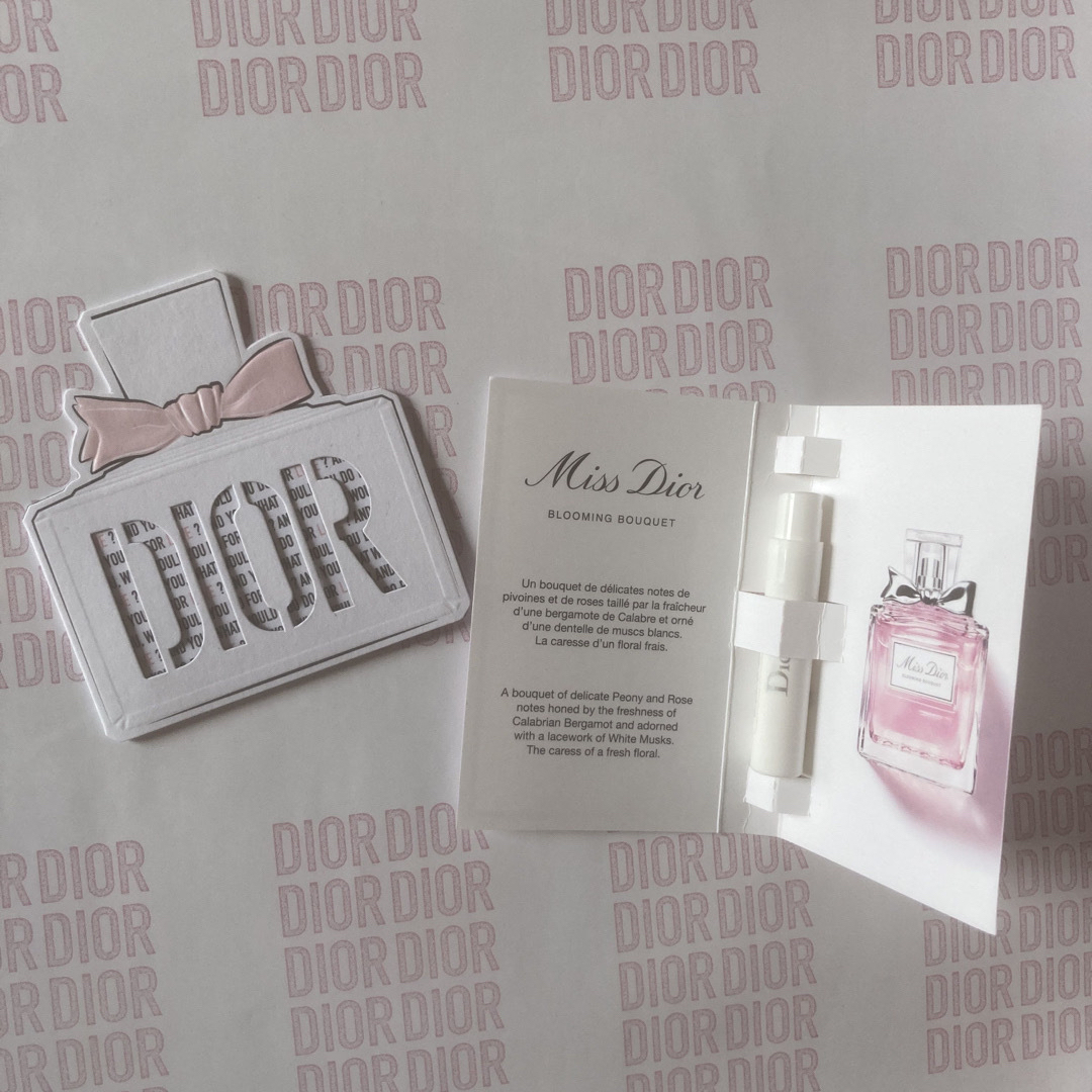 Christian Dior(クリスチャンディオール)のDIOR  香水サンプル、ムエット、シール他　　💙まとめ売り💙ノベルティ コスメ/美容の香水(香水(女性用))の商品写真