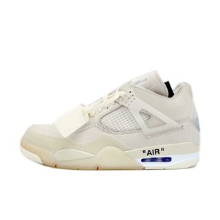 ナイキ(NIKE)のナイキ NIKE × オフホワイト OFF WHITE ■ 【 WMNS AIR JORDAN 4 RETRO SP SAIL CV9388 100 】 ウィメンズ エア ジョーダン 4 レトロ セイル スニーカー f21296(スニーカー)