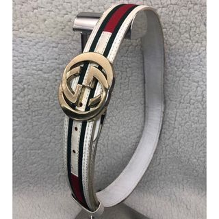 グッチ(Gucci)の買取見積書有グッチ　インターロッキング　シェリーライン ベルト　シリアルナNo有(ベルト)