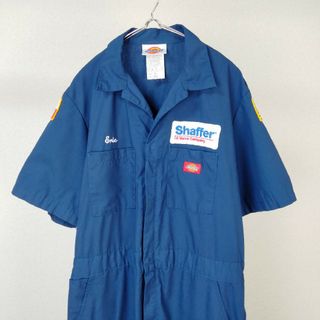 ディッキーズ(Dickies)の90s vintage ロゴ刺繍　Shaffer つなぎ　USA 古着　アメカジ(シャツ)