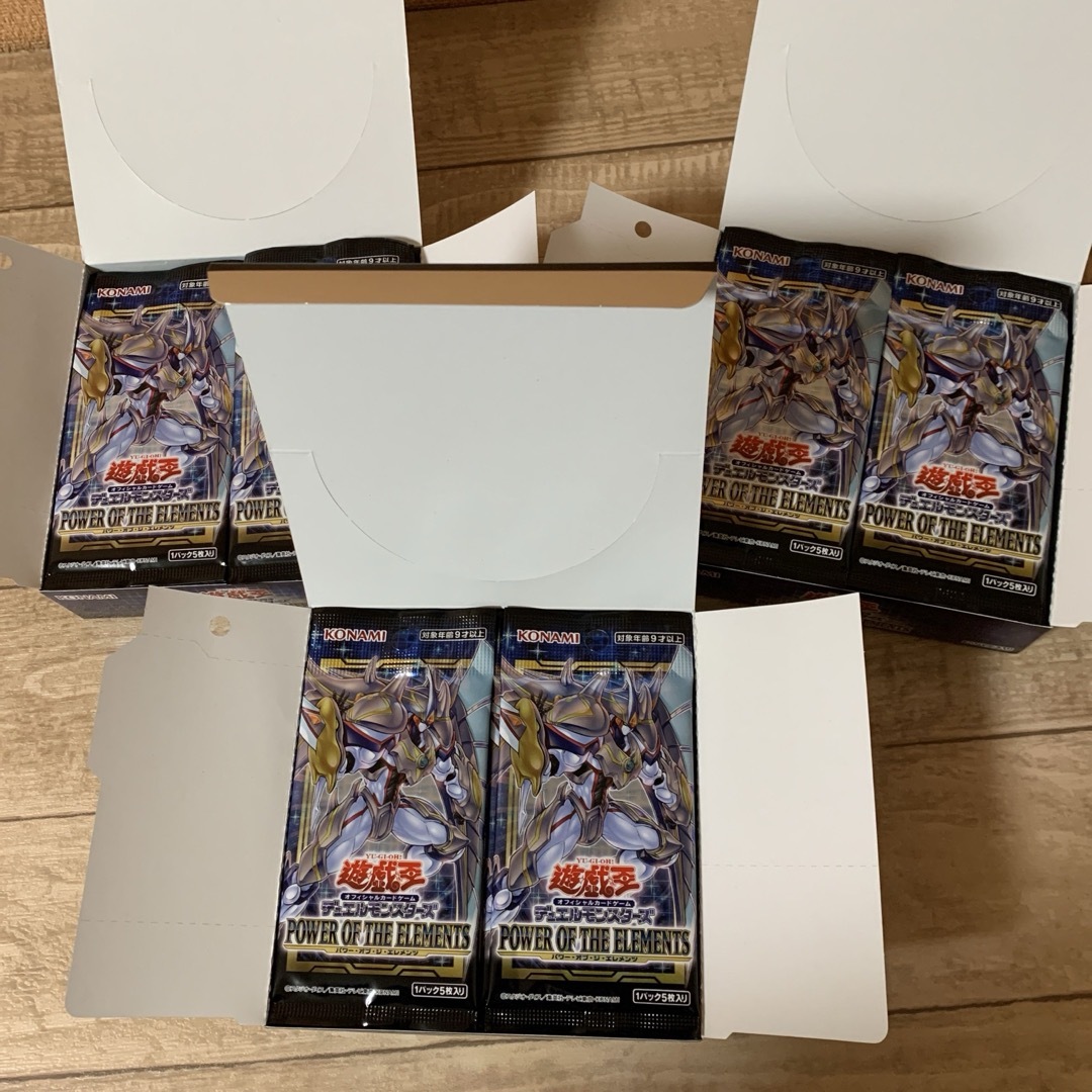 遊戯王(ユウギオウ)の遊戯王　パワーオブジエレメンツ　3Box分 エンタメ/ホビーのトレーディングカード(Box/デッキ/パック)の商品写真