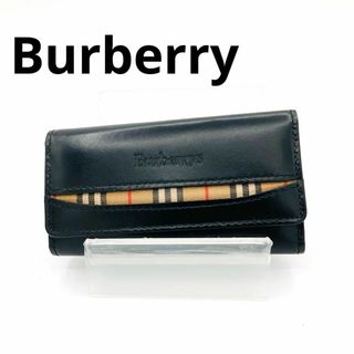 BURBERRY - 美品　Burberry バーバリー　キーケース　ノバチェック　品薄　希少　人気