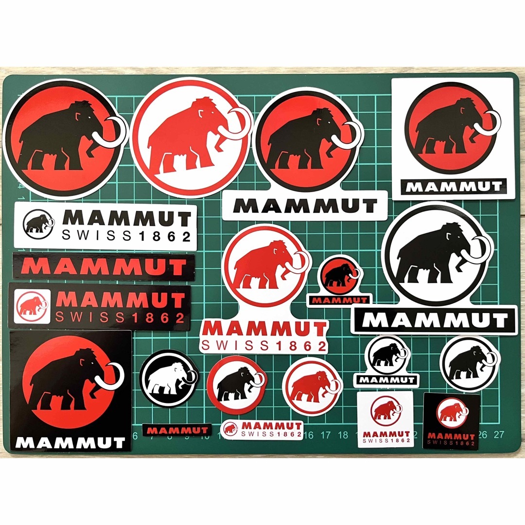 Mammut(マムート)のマムート　アウトドア　キャンプ　防水ステッカー20枚 スポーツ/アウトドアのアウトドア(その他)の商品写真