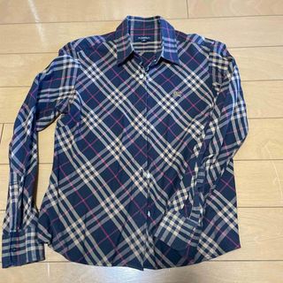 バーバリーブラックレーベル(BURBERRY BLACK LABEL)のバーバリー　シャツ　Mサイズ(シャツ/ブラウス(長袖/七分))