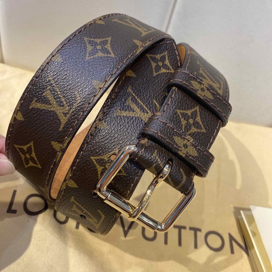 LOUIS VUITTON(ルイヴィトン)の美品！ ☆ヴィトン☆ サンチュール ポシェット ベルト メンズのバッグ(ウエストポーチ)の商品写真