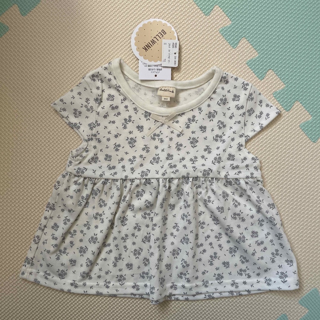 バースデイ(バースデイ)の小花総柄セットアップ 90 キッズ/ベビー/マタニティのキッズ服女の子用(90cm~)(ワンピース)の商品写真