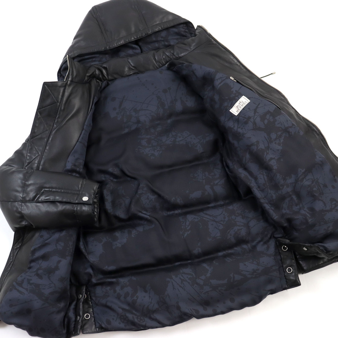 HERMES - 極美品○HERMES エルメス 12-5007 ラムレザー 裏地 HERMES - 極美品○HERMES エルメス 12-5007 ラムレザー 裏地