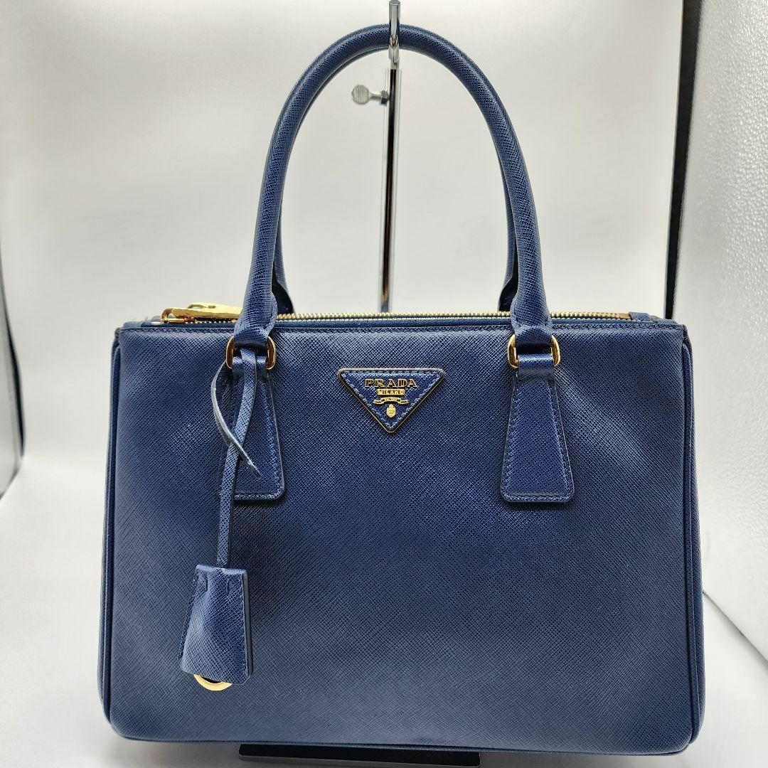 PRADA(プラダ)の【 良品 】 プラダ　サフィアーノレザー　2way　ショルダーバッグ　ネイビー レディースのバッグ(ショルダーバッグ)の商品写真