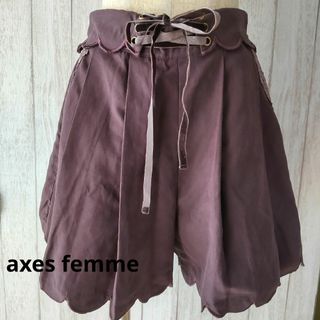 axes femme POETIQUE - axes femme＊アクシーズファム ポエティック＊スカラップキュロット