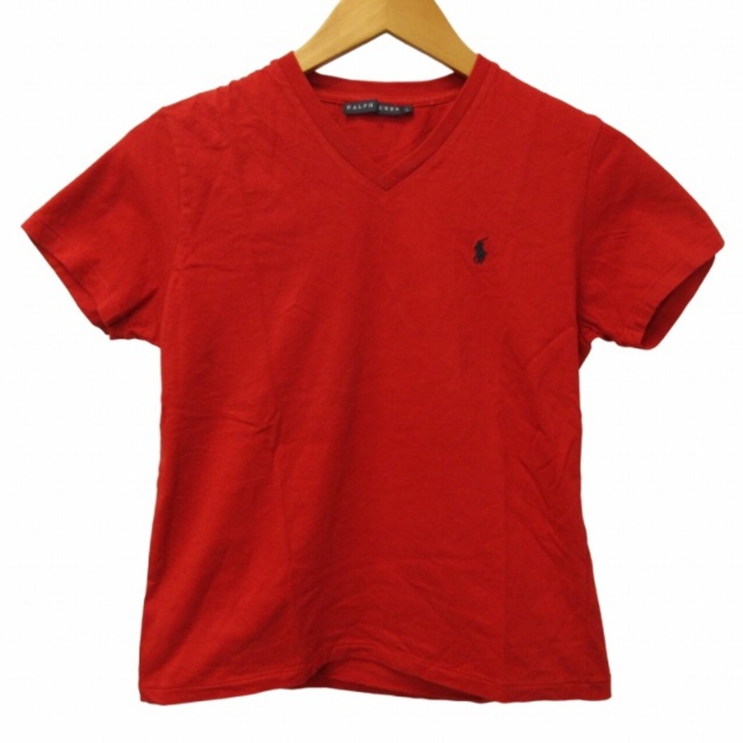 Ralph Lauren(ラルフローレン)のラルフローレン Ｔシャツ カットソー 半袖 ポニーロゴ レッド L IBO48 レディースのトップス(Tシャツ(半袖/袖なし))の商品写真