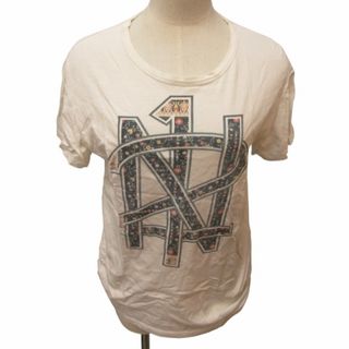 ヌメロヴェントゥーノ(N°21)のヌメロヴェントゥーノ N°21 Tシャツ カットソー プリント 白 S STK(カットソー(半袖/袖なし))