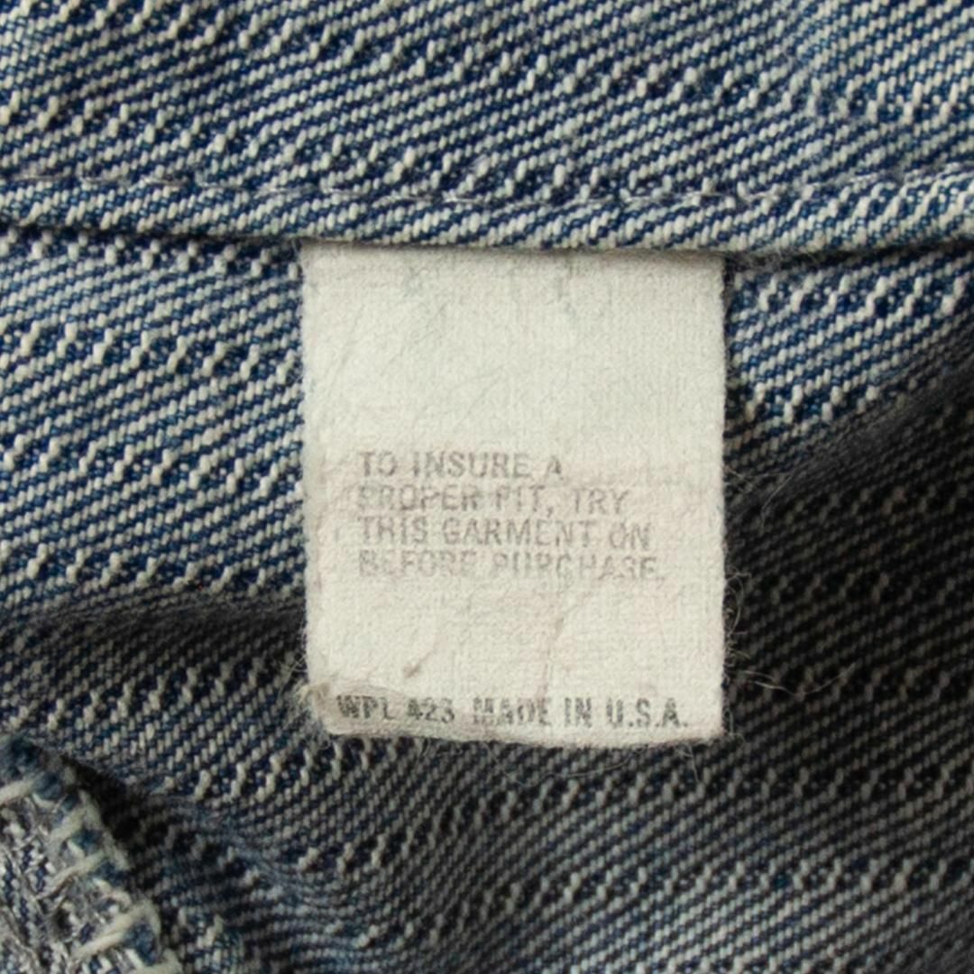 Levi's(リーバイス)の36 80s リーバイス 70506 ストライプ デニムジャケット ビンテージ メンズのジャケット/アウター(Gジャン/デニムジャケット)の商品写真