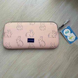 【新品未使用】任天堂Switch収納ケース·クッション·マルチケースうさぎ🐰韓国