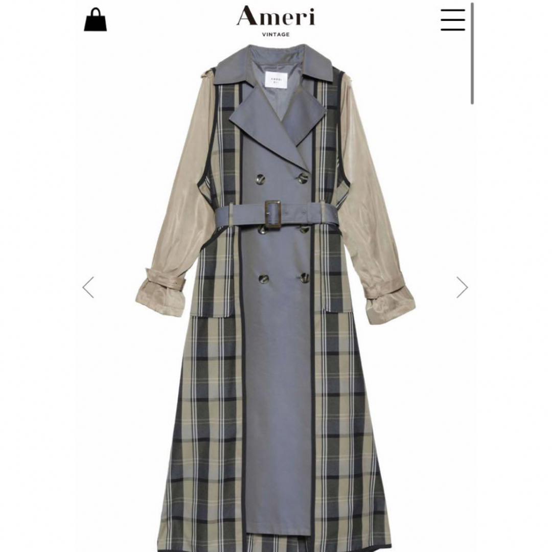 Ameri VINTAGE(アメリヴィンテージ)のameri コート レディースのジャケット/アウター(ロングコート)の商品写真