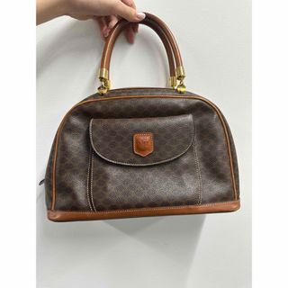 セリーヌ(celine)のオールドセリーヌ マカダム柄　ボストンバッグ　ハンドバッグ(ボストンバッグ)