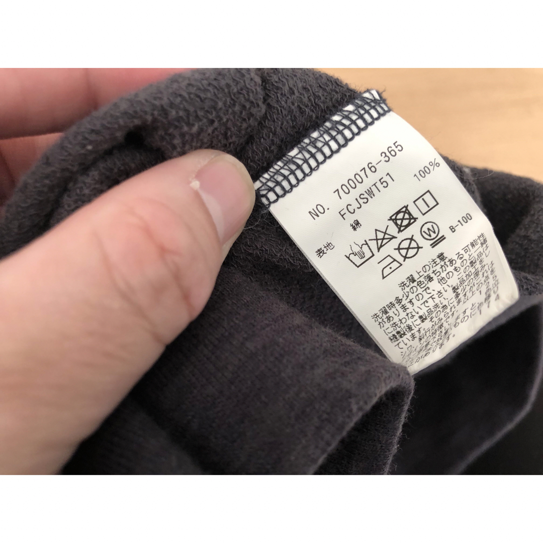 HOLLYWOOD RANCH MARKET(ハリウッドランチマーケット)のFREE CITYバックプリントスウェットTシャツ フリーシティ サイズ1 黒 メンズのトップス(Tシャツ/カットソー(半袖/袖なし))の商品写真