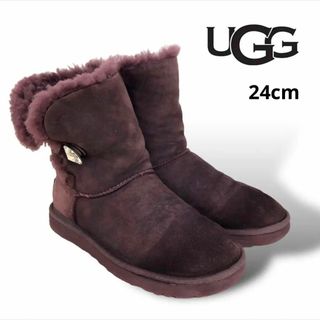 アグ(UGG)の送料無料UGG Bailey Button Bling ムートンショートブーツ(ブーツ)