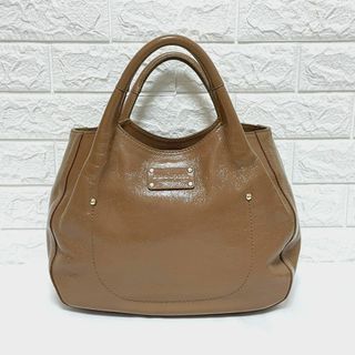 ケイトスペードニューヨーク(kate spade new york)の★kate spade NEW YORK★ハンドバッグ エナメル キャメル(ハンドバッグ)