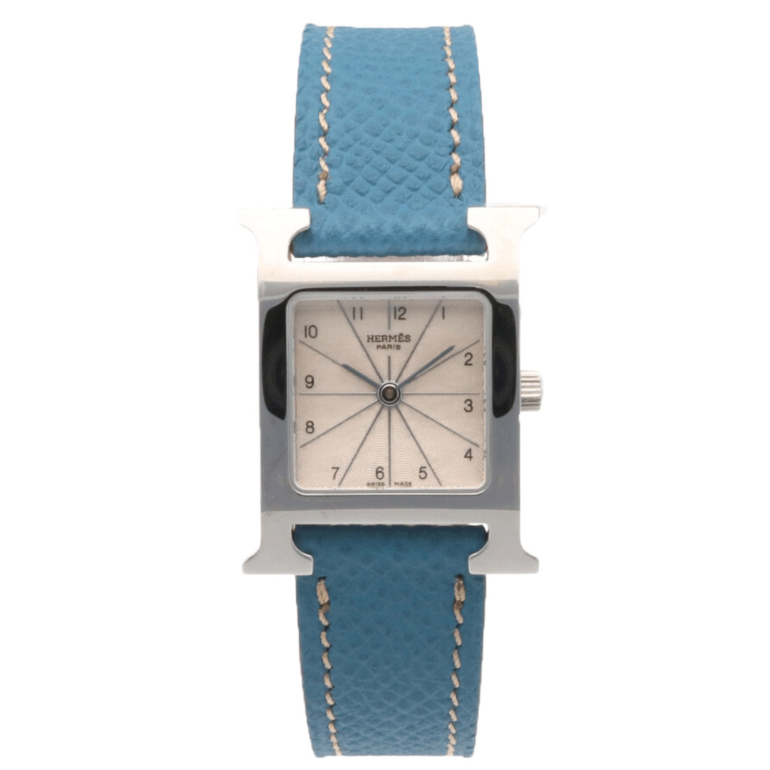 Hermes(エルメス)のエルメス Hウォッチ 腕時計 時計 ステンレススチール HH1.210 クオーツ レディース 1年保証 HERMES  中古 レディースのファッション小物(腕時計)の商品写真