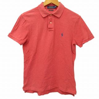 ポロラルフローレン(POLO RALPH LAUREN)のポロ ラルフローレン ポロシャツ カットソー 半袖 レッド系 S IBO48(ポロシャツ)